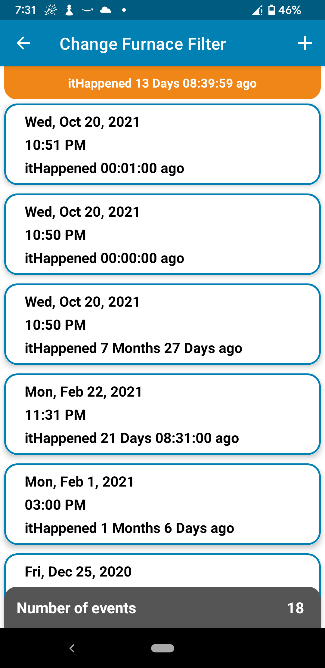 Event List