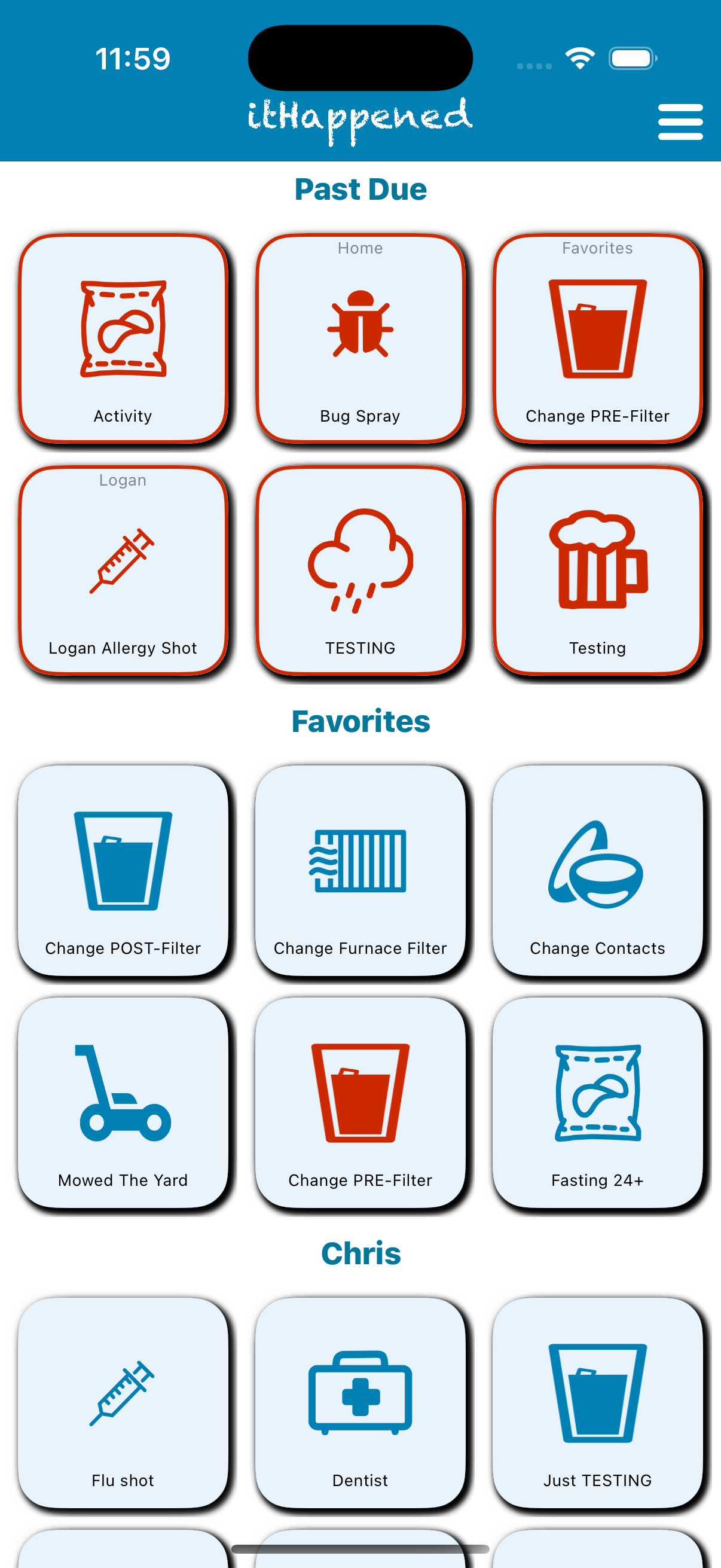 Activity List