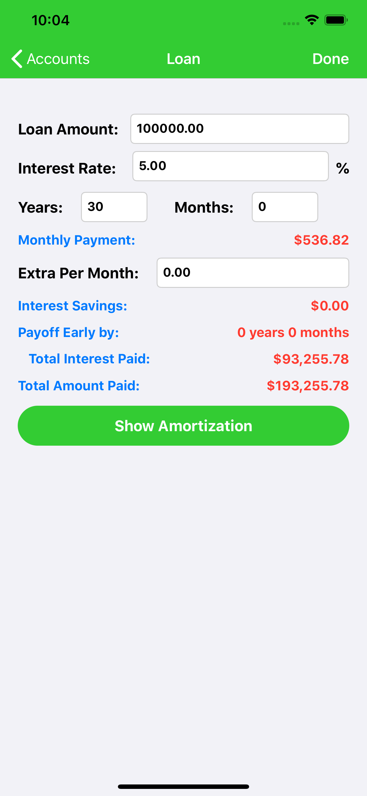 Loan Calculator