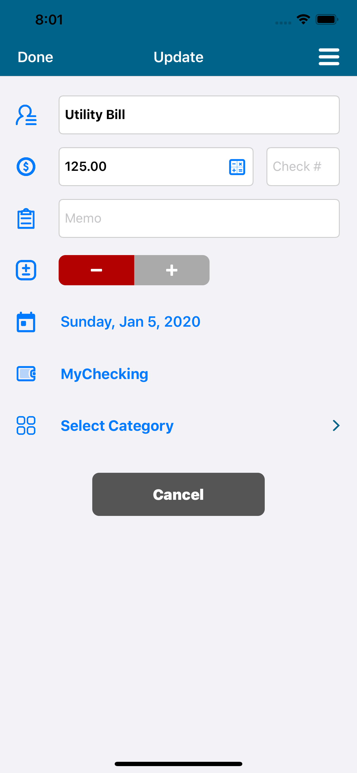 Transaction Detail