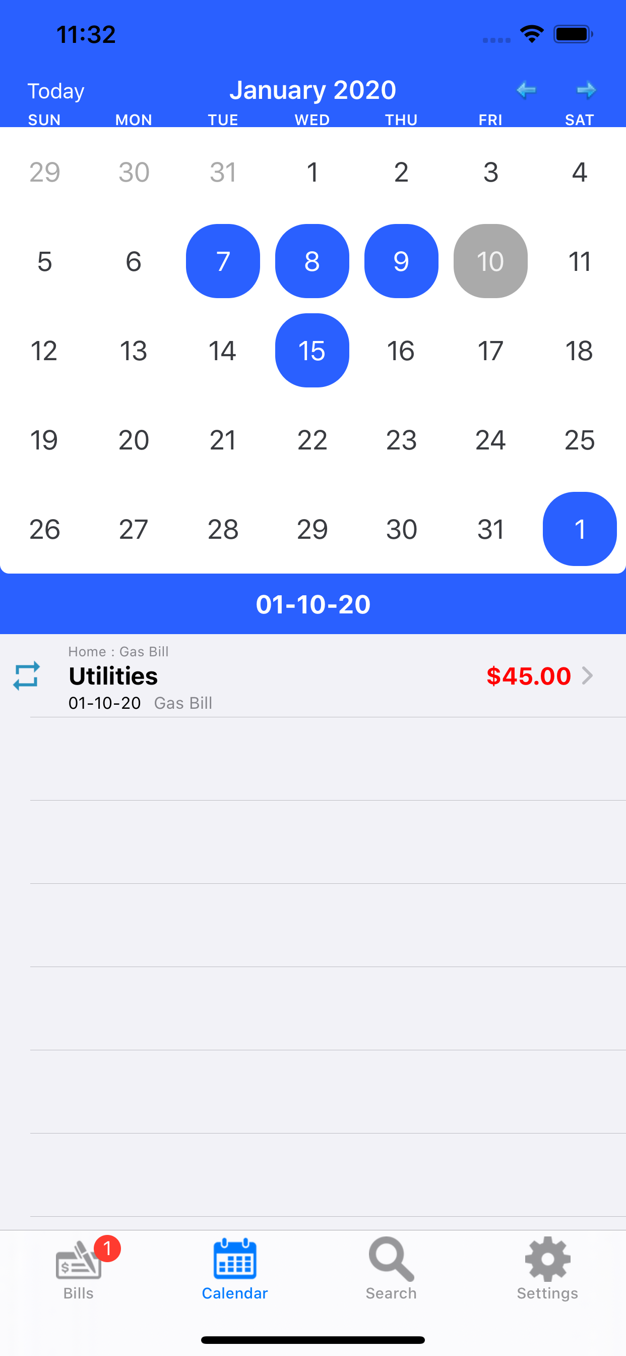 Calendar